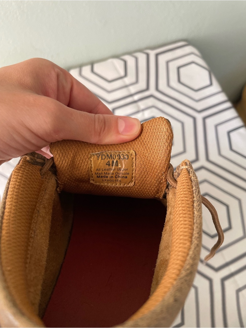 Twisted X | Youth Brown Chukka Basketweave Woven Leather Ankle Moccasins - Picture 9 of 9
